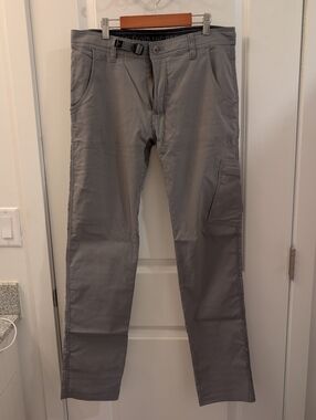 Men's Prana 32×34 Gray Hiking Pants